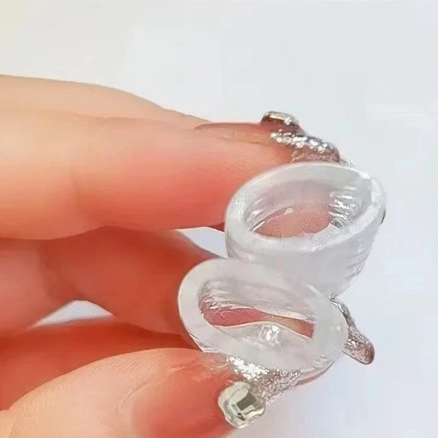 Protettore punta escursionismo corsa 4,5*2,4 cm design trasparente 2*1 cm facile da usare