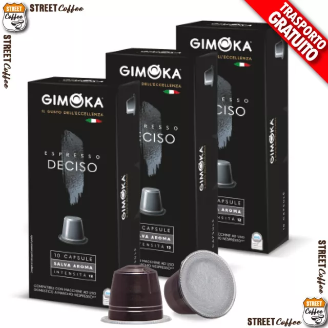 400 Cialde Capsule Caffe Gimoka Compatibili Nespresso Miscela Deciso *