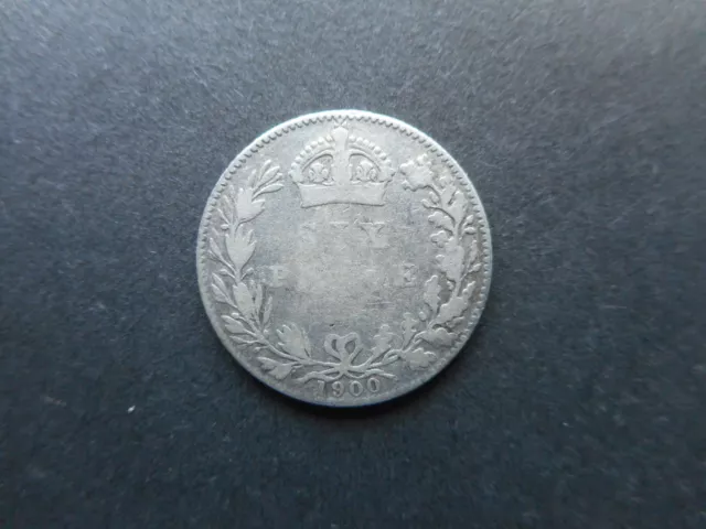 United Kingdom 6 Pence 1900 Victoria (KM# 779)