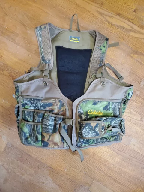 Cabelas turkey hunting vest One Size Mossy Oak