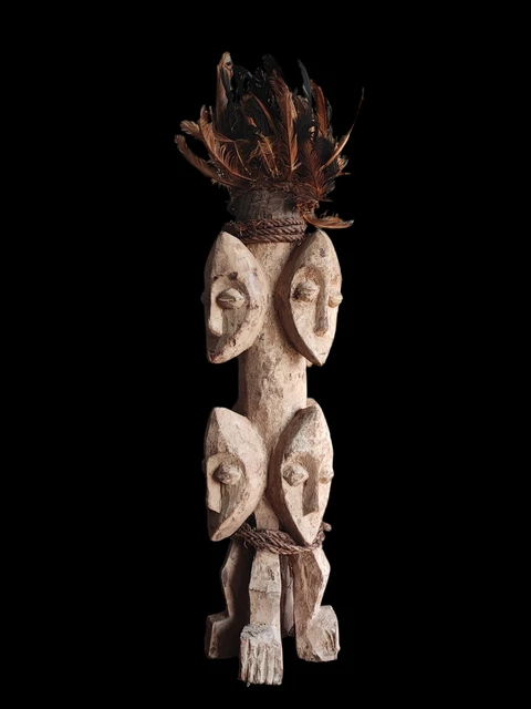 AFRIKANISCHE KUNST ART africain african art FETICHE LEGA 77 cm EUR 4,15 ...