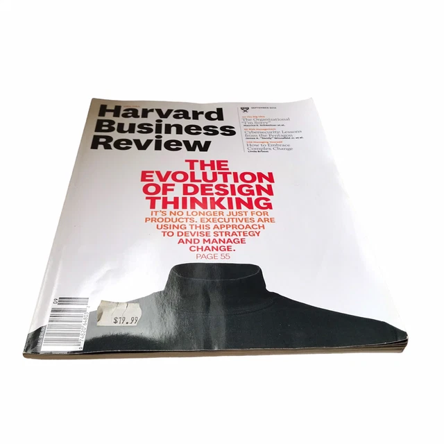 HARVARD BUSINESS REVIEW The Evolution Of Design Thinking Magazine $19. ...