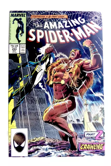 Marvel THE AMAZING SPIDER-MAN (1987) #293 NEWSSTAND KRAVEN KEY FN (6.0)
