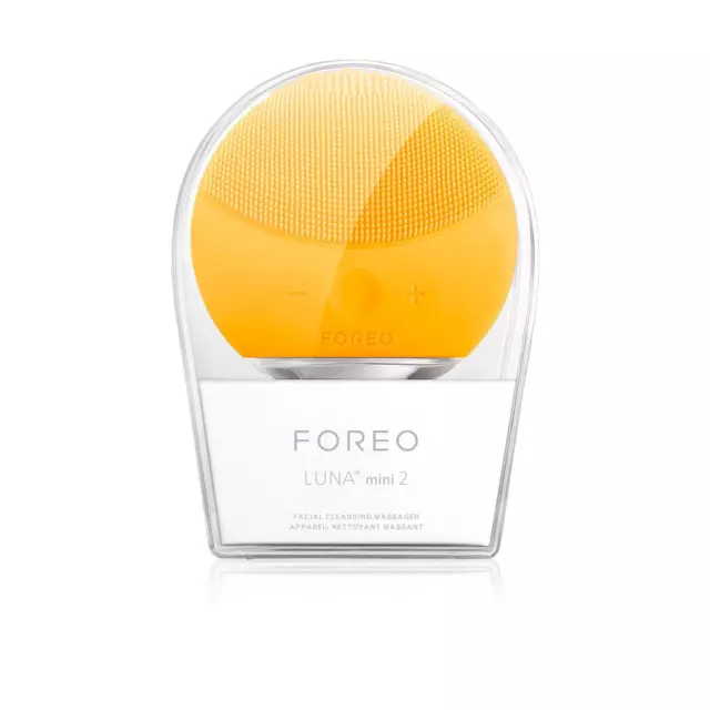 FOREO Luna Mini 2 Gesichtsreinigungsbürste für alle Hauttypen, Sonnenblumengelb 2