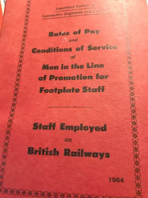 British Railway Rail Rates Of Pay Men In Line Promotion 1966 Book Booklet 2