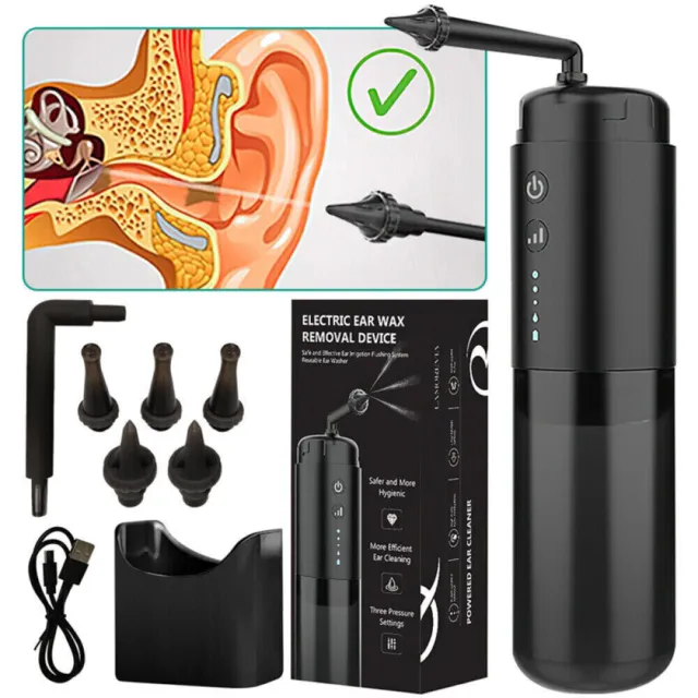 Ear Wax Removal Tool Water Powered Wush Ear Cleaner Electric Ear Cleaning Kits