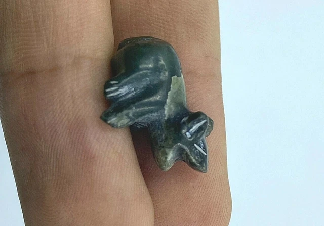 Old antique Animals Figures carved bead From Ancient Pyu City states Burma 7