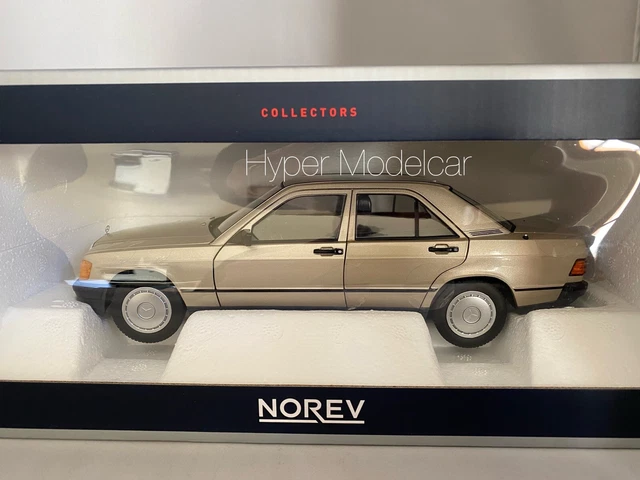 Modellino Auto Mercedes-Benz 190E 1984 - Scala 1:18 NOREV - Colore Bianco - Foto 2