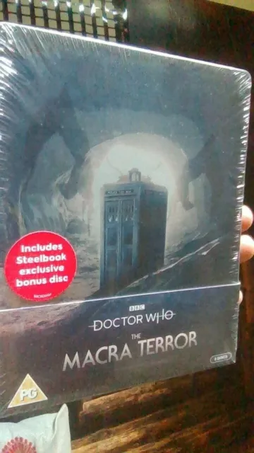 Doctor Who The Macra Terror (Limited Edition Steelbook) [Blu-ray] Bonus Disc NEW