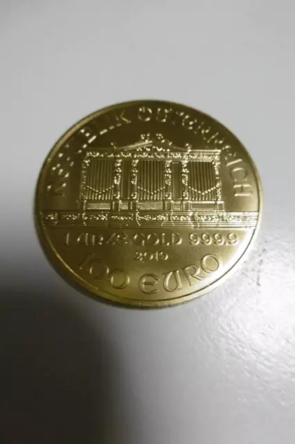 100 Euro Münze Wiener Philharmoniker 1 Unze Gold Stgl. unzirkuliert Anlagegold !