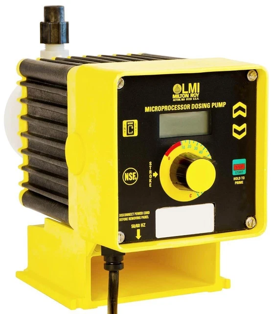 LMI MILTON ROY C931-26S 120v 8 GPH 60 PSI 4-20 mA CHEMICAL DOSING METERING PUMP