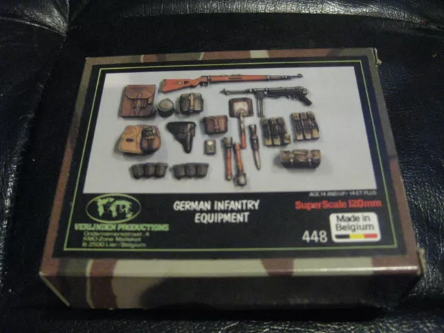 Verlinden 1/16 (120mm) Scale German Infantry Equipment #448 - NOS Verlinden 1/16 (120mm) Scale German Infantry Equipment #448 - NOS