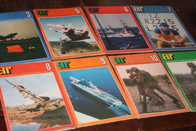 ar ARMEERUNDSCHAU - Soldatenmagazin Heft 3, 5, 6, 7, 8, 9, 10, 11 / 1980
