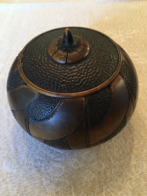 NÉCESSAIRE DE FUMEUR et pot à tabac en bois pyrogravé.(cp10) EUR 20,00 - FR