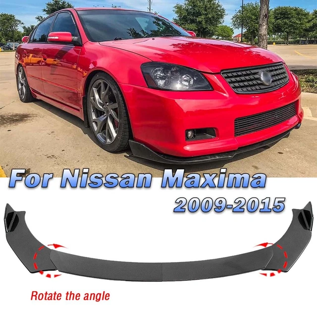 CARBON FIBER FRONT Bumper Body Kit Spoiler Lip For Nissan Maxima ST