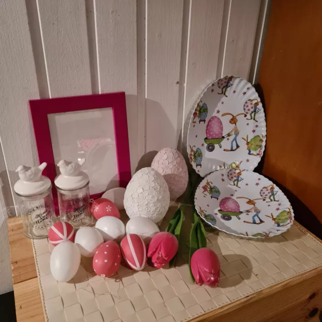 Deko Paket - Ostern Weiß / Rosa / Pink