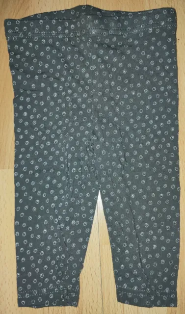 Baby girls grey sparkle leggings for 6 months - excellent condition