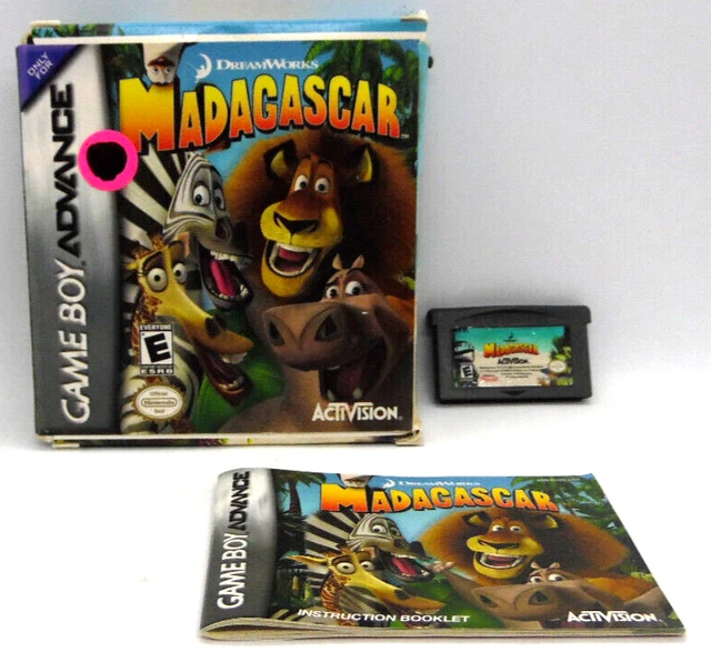 Madagascar Game Script MADAGASCAR GAME Boy Advance GBA Complete in Box CIB Authentic £16.74 ...