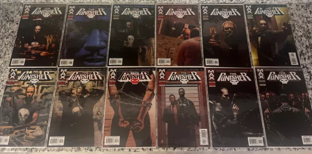 Marvel MAX Punisher vol. 7 #1-12 Ennis 2004 Comic Lot