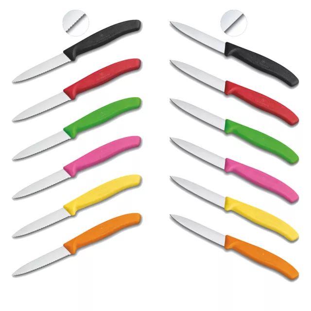 Victorinox 1-2-4-6er Gemüsemesser Obstmesser Küchenmesser Messer glatt o. welle
