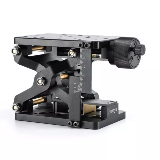 Z-Axis Manual Lift Platform 60Mm High Precise Optical Sliding Lifting Displaceme