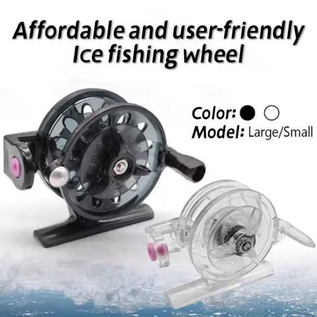ICE FISHING WHEEL, Winter Fishing Wheel, Reverse Braking, Semi Metal Front  Wheel $2.45 - PicClick