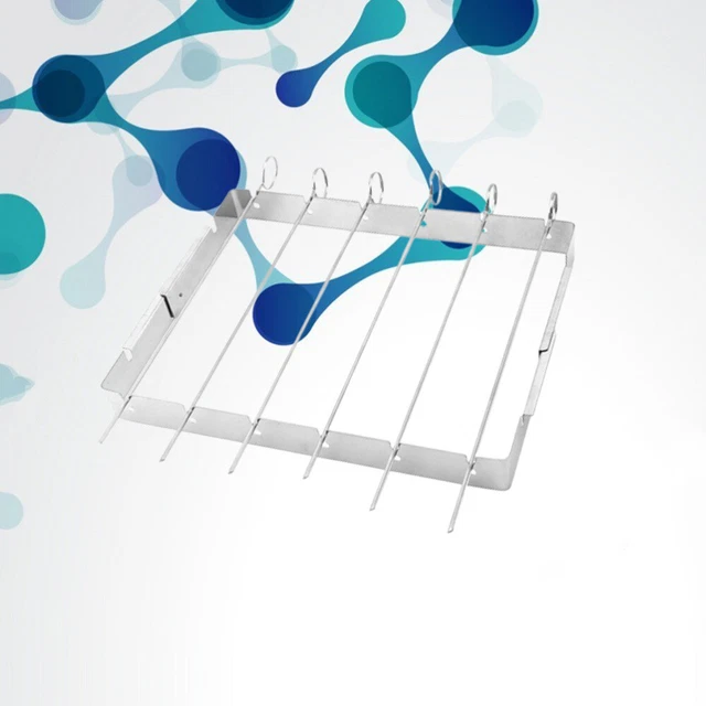 Supporto Per Costine Da Barbecue Navaris - Griglia In Acciaio Per Forno E BBQ Con Pennello - Foto 7