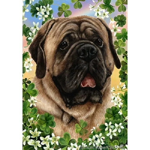Clover Garden Flag - Fawn Mastiff 311131