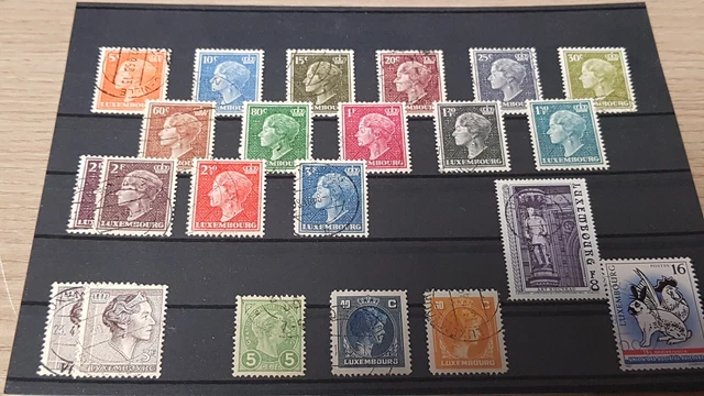 Konvolut / Lot 2 - alte Briefmarken aus Luxemburg - Luxembourg