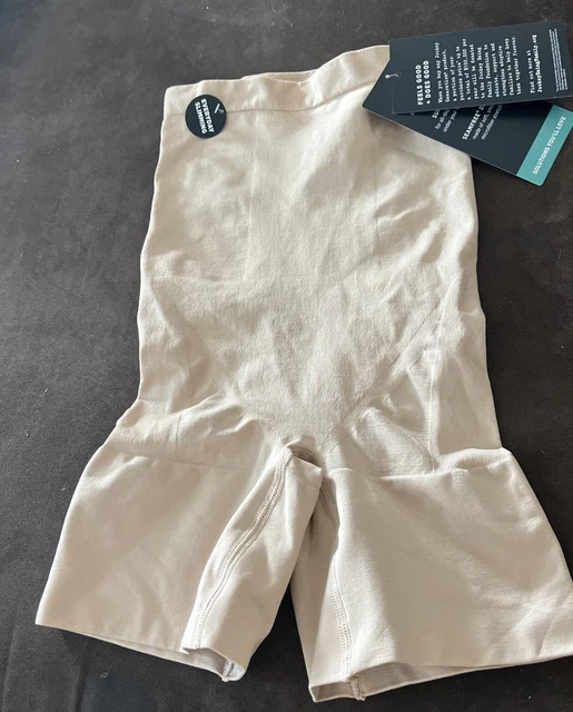 SLIMMING HIGH WAIST Shorts Jockey Generation Beige S Shaping Mid Thigh