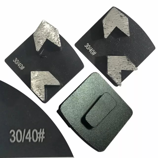 Metal Medium Bond Diamond Concrete Grinding Puck Scraper Shoe Disc Pad Tool USA