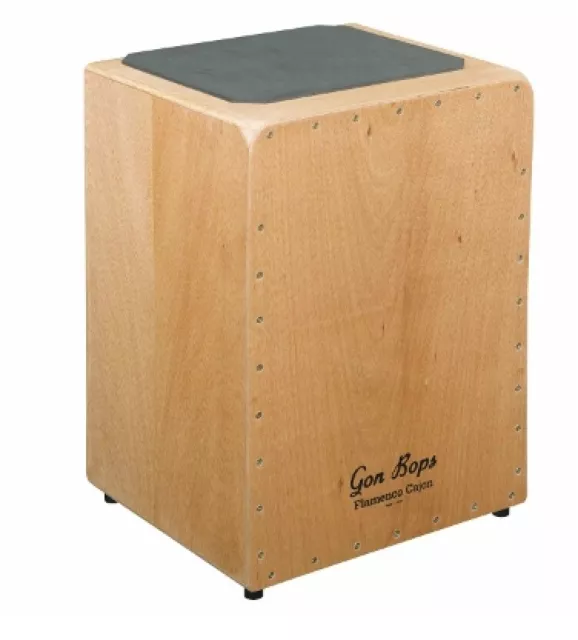 Gon Bops Flamenco Cajon Drum Natural +Bag, Seatpad, Ship NEW | Authorized Dealer