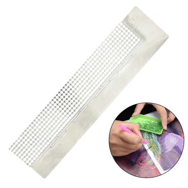 Accurate Guidance for Your DIY Diamond Picture Stainless Steel Ruler Tool