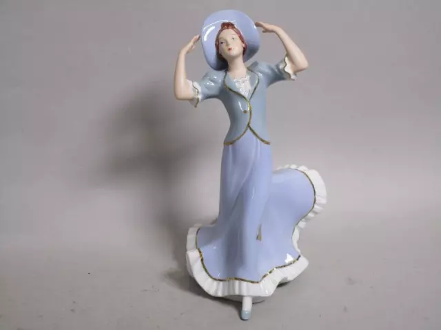 Royal Dux Porzellan Figur Tänzerin, Dame, ca. 23 cm H   1R5595