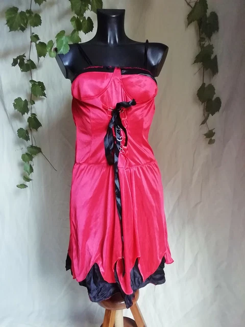 ABITO DI COLORE ROSSO/NERO DARK LADY🔻FESTA /PARTY - tg M - nuovo