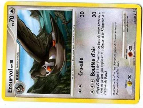 Pokemon Tempete Unco N°  52/100 Etourvol