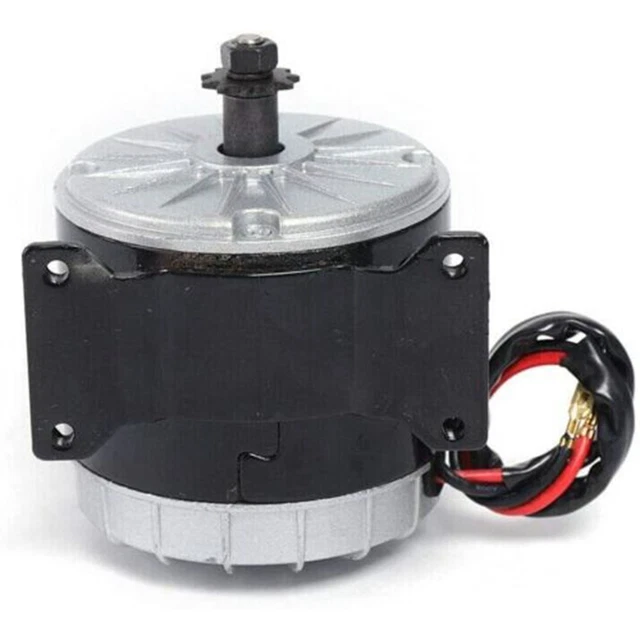 Moteur électrique HMParts 36V 250W Pour E-Scooter – Avec Support, Pignon Courroie, Neuf