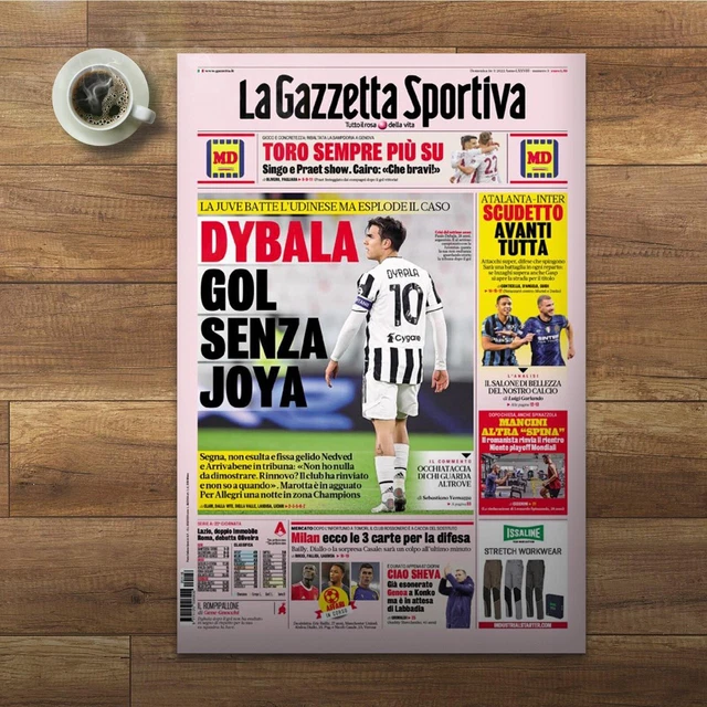 Gazette Dello Sport 2 Février 1957 Atalante - Altidoro Polidori
