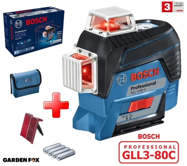 new Bosch GLL3-80C PRO Multi LINE LAZER BM1 L-Boxx 0601063R70 3165140888332 ZTD