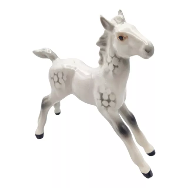 Beswick Foal Horse Figurine 836 Dapple Grey Gloss Made In England Vintage