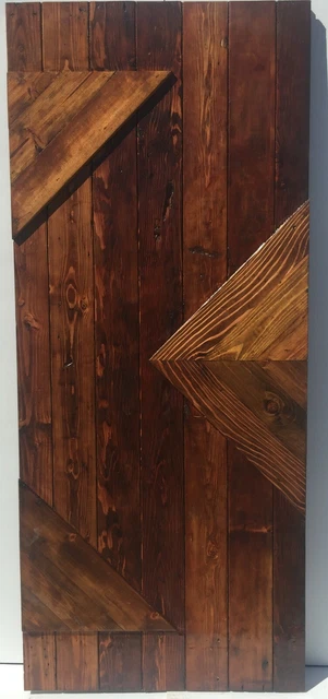 Rustic reclaimed lumber U choose size BARN door Farmhouse w/ rail system