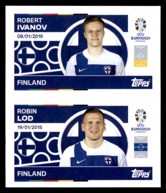 Autocollant Topps UEFA Euro 2024 Ukraine - Logo Or Parallèle - Édition Suisse - Neuf