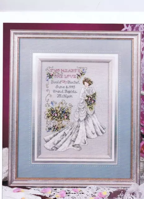 Stoney Creek Cross Stitch Magazine Wedding Bride Christmas Afghan Vintage 1994