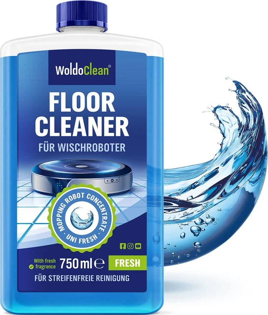 Woldoclean Detergente per Pavimenti per Robot 750Ml - Compatibile Con Tutti I Ro