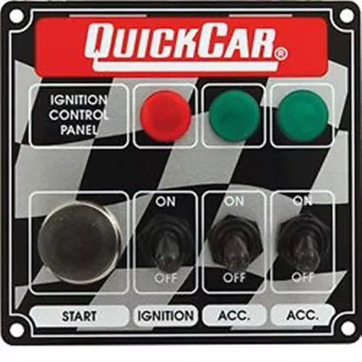 Quick Car Ignition Control Panel 3 Light and Accessory Switches