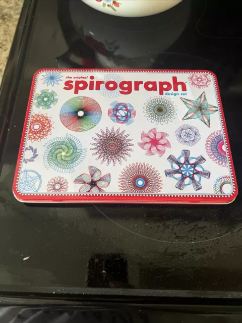 NEW Spirograph Design Tin Set Original Super Deluxe Toy Kids Art Case Travel