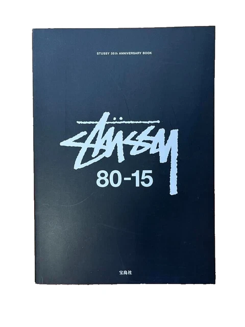 STUSSY 80-15 35th ANNIVERSARY BOOK 宝島社 Stussy Sticker FOR SALE