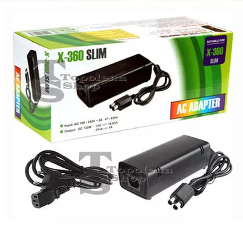 Alimentatore Di Ricambio Per Console Microsoft Xbox 360 Slim - 220 V Caricatore