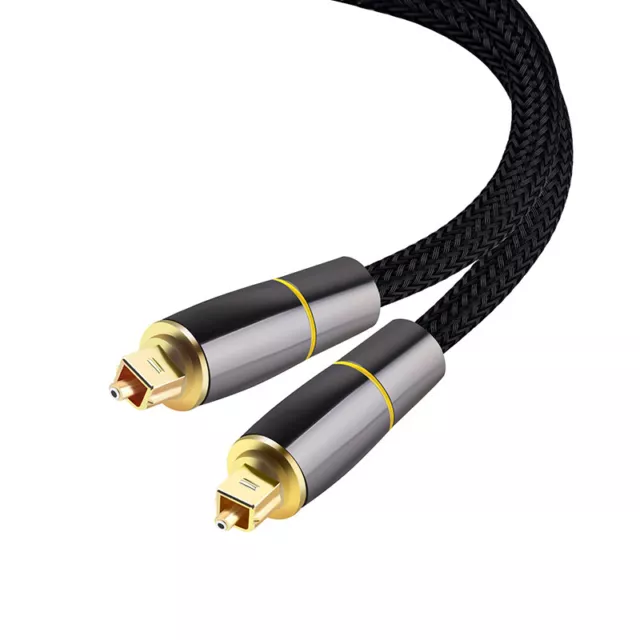 1X(HIFI 5.1 NuméRique SPDIF Fibre Toslink Câble Audio Optique 1 M pour  Boî9317