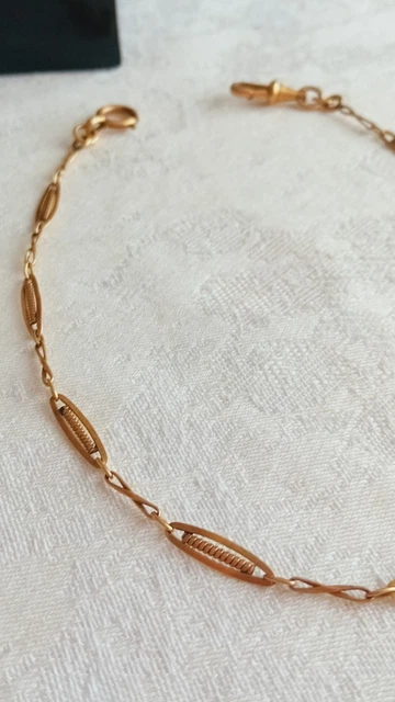 Chaîne Châtelaine Vintage Plaqué Or Pour Montre à Gousset - Occasion